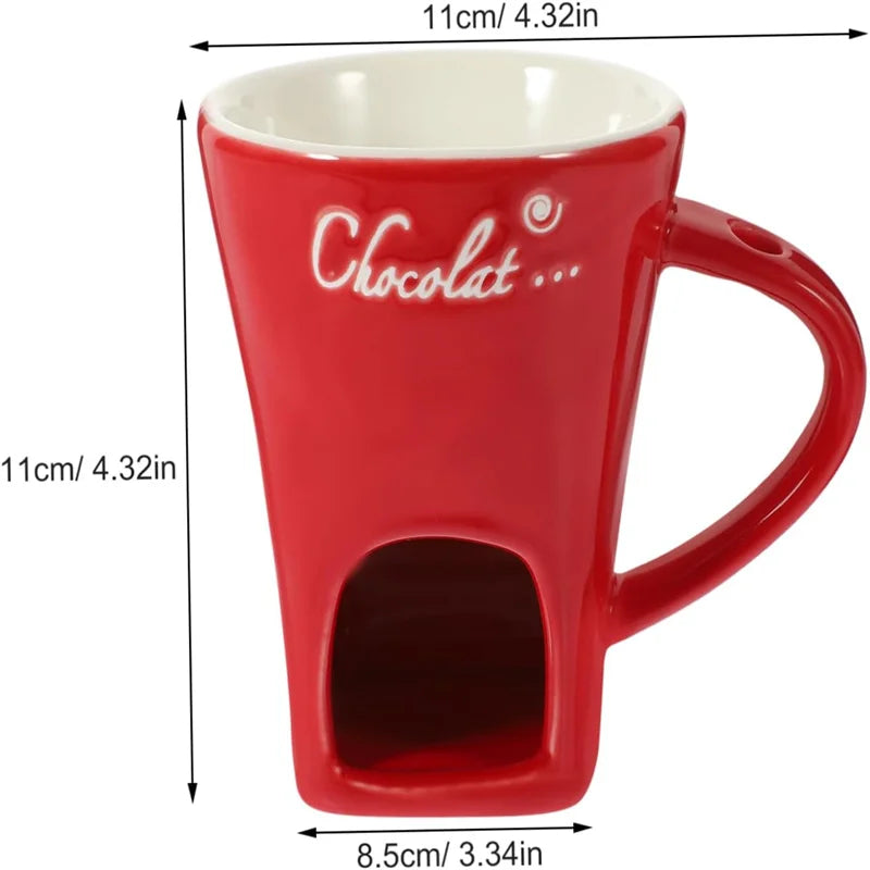 Home Double-Layer Heat-Resistant Ceramic Cup – Universal, Anti-Scald Design, Ideal for Coffee & Beverages